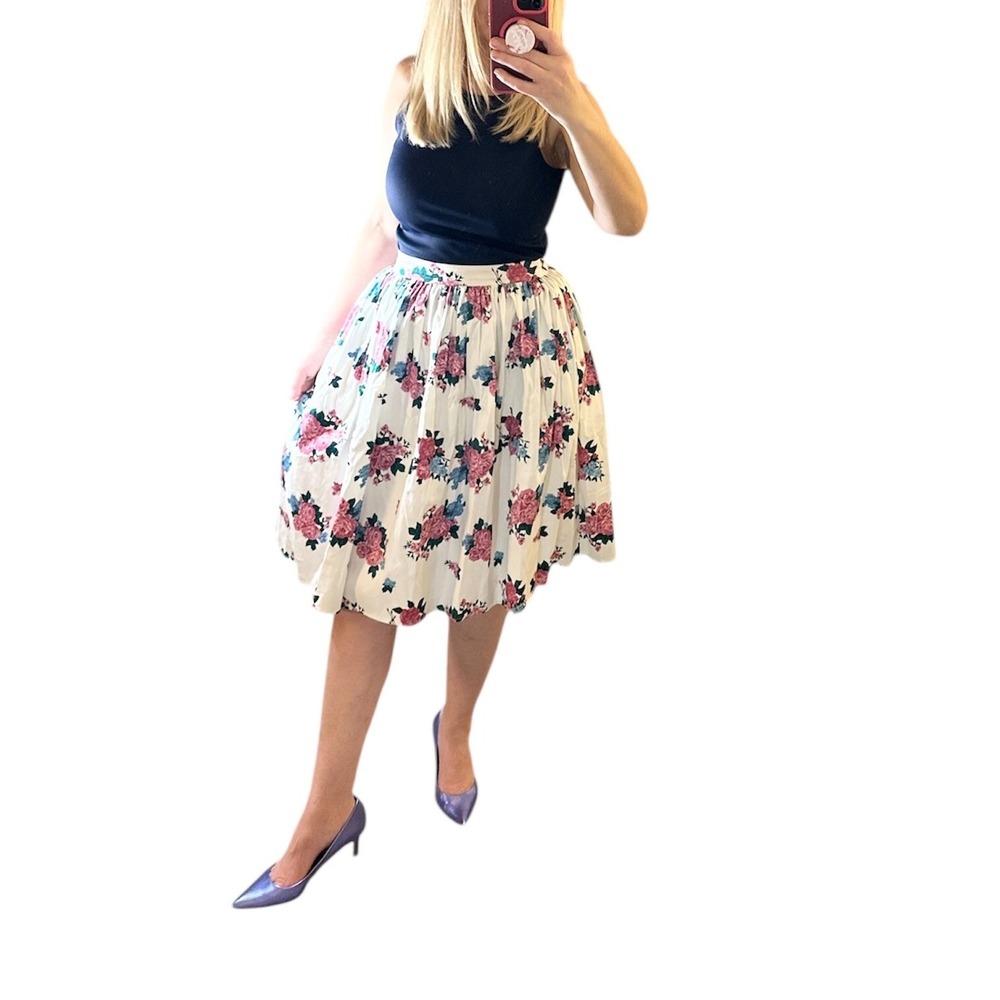 NWT Collectif Vintage-Style Floral Skirt | Size M - Picture 7 of 11